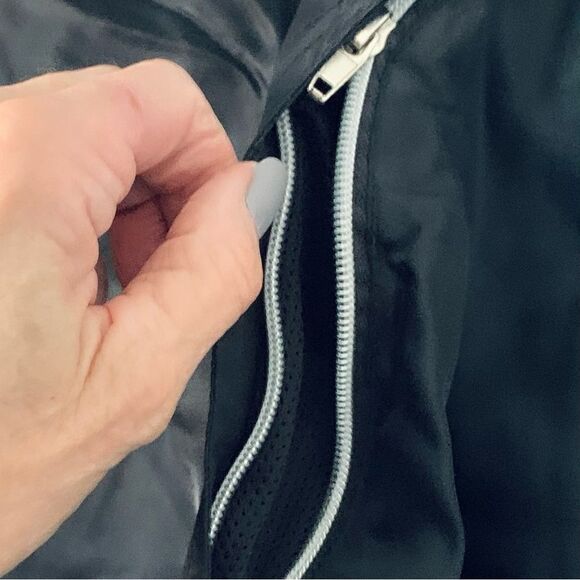 Power Trip Black Nylon Orange County Choppers Motorcycle Jacket - Picture 12 of 16